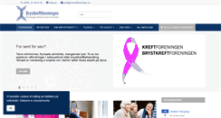 Desktop Screenshot of brystkreftforeningen.no